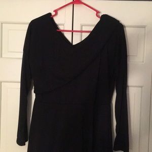 Black cute shirt. Size: large. Never been worn.